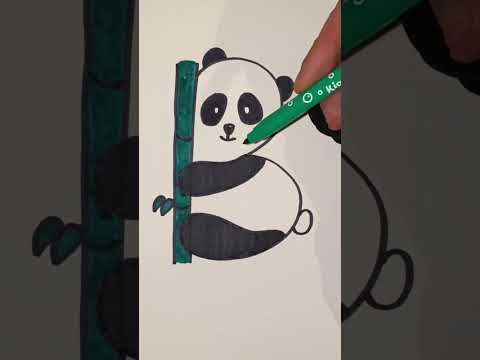 Tuto panda facile 🐼 Mon livre de tutos toujours disponible sur dessinfaciletutos.com !!