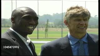 Sol Campbell unveiled as Arsenal player at Press Conference (2001)