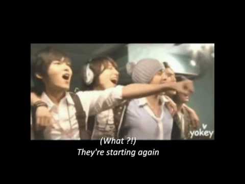 [HD 720p] [Funny fanmade video] Oops! - Super Junior ft.F(x) [English subs]