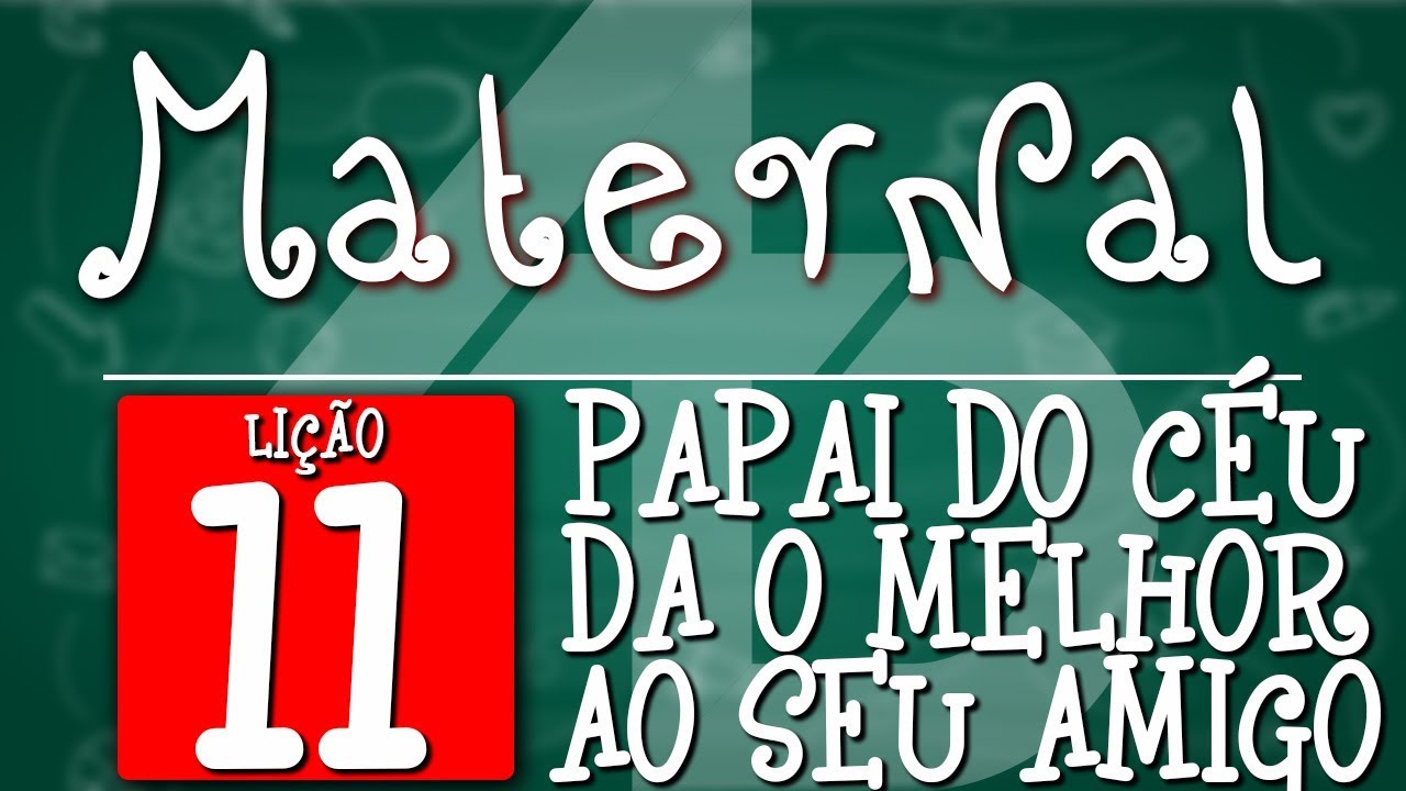 Papai do céu da o melhor ao seu amigo