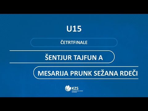 F8MU15 - Šentjur Tajfun A : Mesarija Prunk Sežana rdeči - četrtfinale - Sezona 2020/21