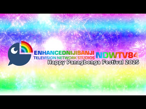 EnhancedNijisanji NDWTV84 New Panagbenga Festival Ident (March 8 2025)