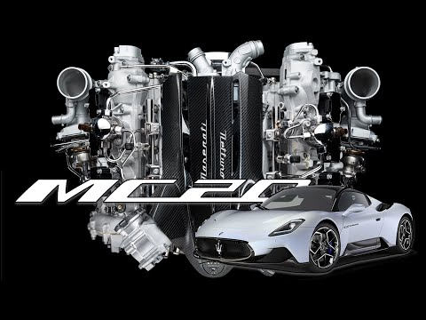 2021 Maserati MC20's "Nettuno" a powerful V6 621 HP Engine / Explained