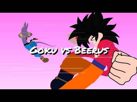 Ssj4 Goku vs Beerus (Stick nodes)
