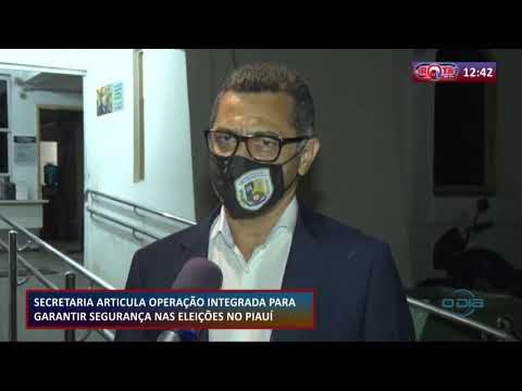 Secretaria de Segurança do Piauí monta operação de monitoramento das eleições 12 11 2020