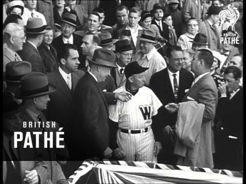 Ike Opens Baseball Season (1957)