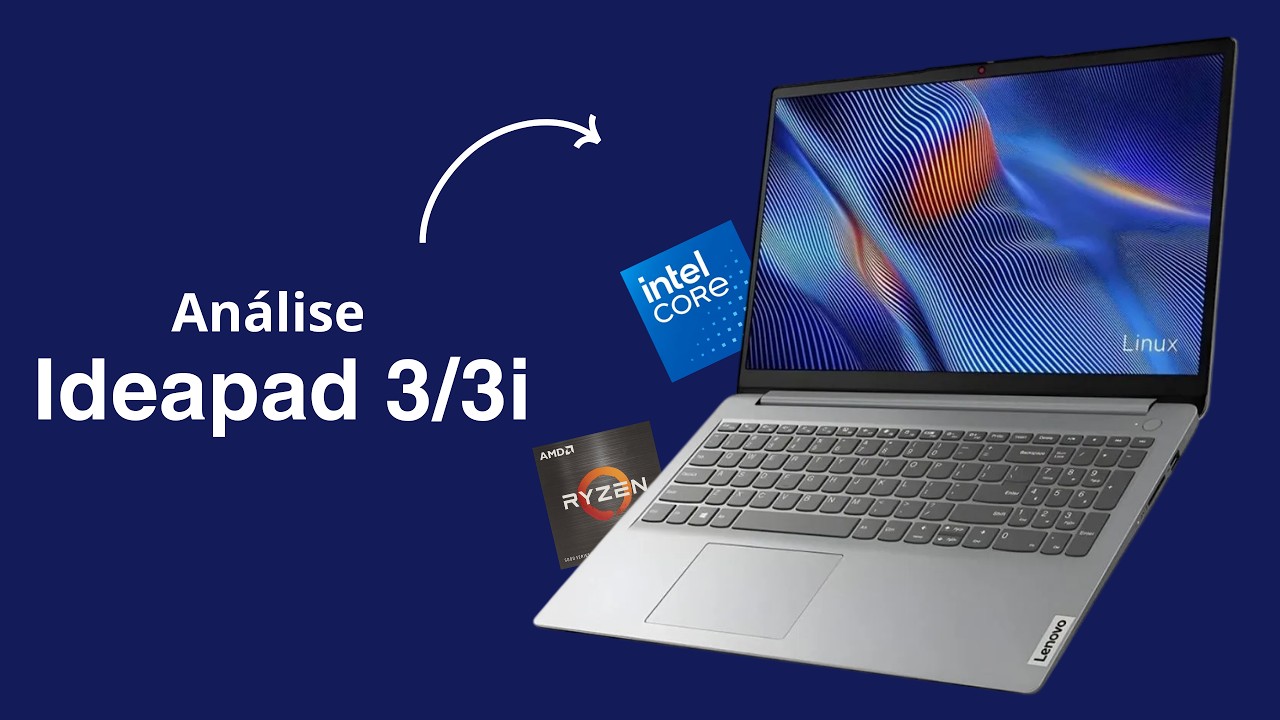 Miniatura da avaliação em vídeo de Notebook Lenovo Ideapad 1i Celeron 128GB