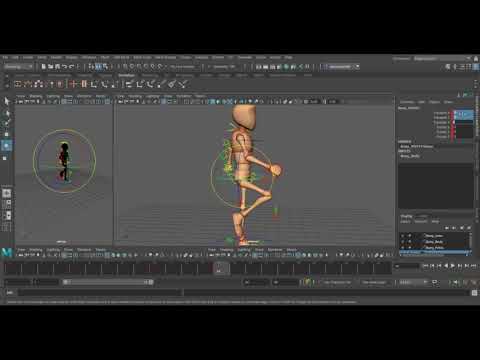 Autodesk Maya, Lesson 5: 3D Animation - BonyRig Walk, The "Karen Walk"