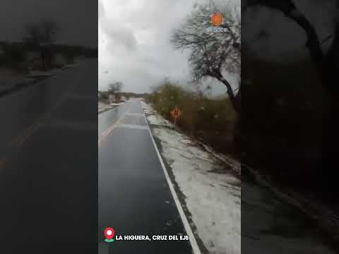 Granizo y lluvias intensas en Córdoba tras el calor extremo