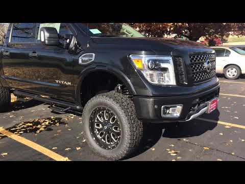 Can't Believe This 2017 Nissan Titan XD PRO-4X 6 inch Rough Country Lift Wheels Tires Walkaround