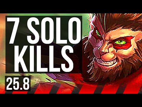 WUKONG vs VOLIBEAR (TOP) | 7 solo kills | EUW Diamond | 25.8