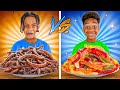 REAL FOOD VS GUMMY FOOD CHALLENGE The Prince Family Clubhouse