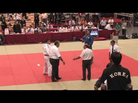 Asian Judo Championships 2009 +100Kg決賽  Keiji Suzuki(日本)Kim Soon Whan(南韓)