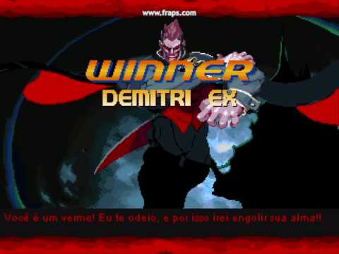 Street Fighter - Demitri Fatality and Shin Gouki Skills