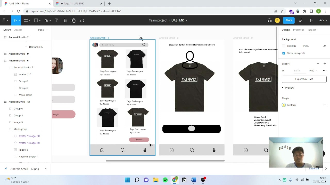 Membeli Baju Online - Prototyping Figma