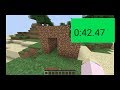 Minecraft Ratatouille Speedrun 0 42 World Record