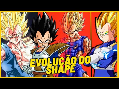 A EVOLUÇÃO DO SHAPE DO  VEGETA| React Anime Pro