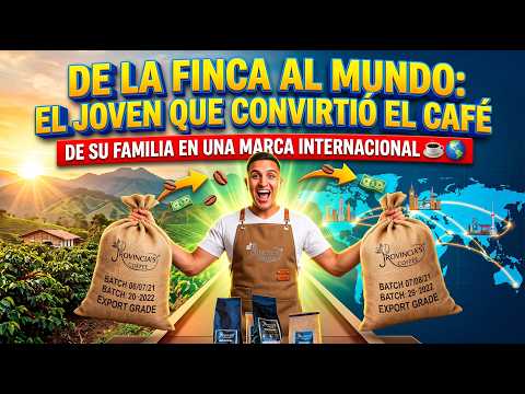De la finca al mundo: el joven que convirtió el café de su familia en una marca internacional ☕🌎