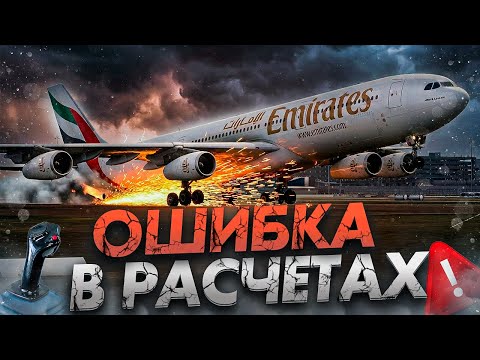 ОШИБКА В РАСЧЕТАХ. Происшествие с A340 в Мельбурне. Рейс Emirates 407