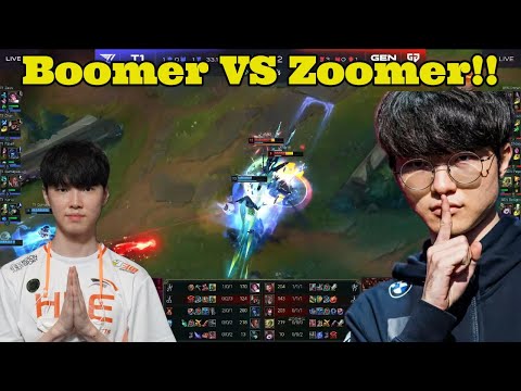 Faker SMURFS On Chovy In The LCK!!