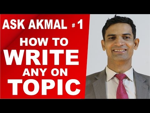 Improve English Writing skills | Learn How to Write on any Topic in Exams by Muhammad Akmal Video