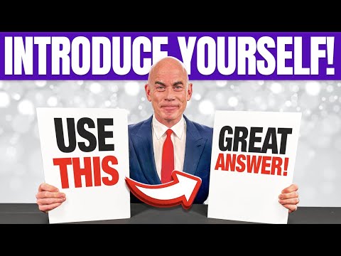 ONE-MINUTE JOB INTERVIEW INTRODUCTION! (How to INTRODUCE YOURSELF in an INTERVIEW in 60 SECONDS!)