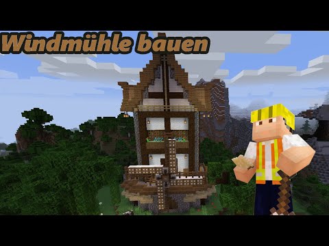 Tutorial Windmühle bauen Minecraft 1.15.2/ creative