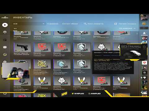 "The Champion Scope" s1mple shows his sticker