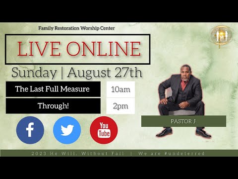The Last Full Measure | Pastor Jamal Brown | FRWC
