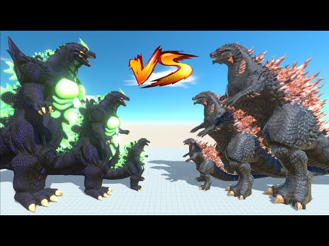 Growing Godzilla Battle | Super Godzilla VS Gojira Godzilla - ARBS