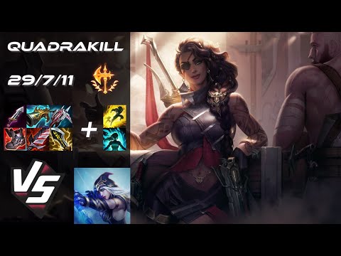 BOTTOM Samira vs Ashe [QUADRAKILL] - EU Diamond Patch 15.1