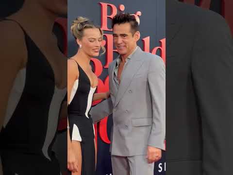 Colin Farrell and Margot Robbie reunite at the New York City Premiere of #ABigBoldBeautifulJourney ✨