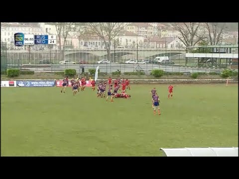 Dave Koelman audibly thumping tackle on Alexsei Nastavshev