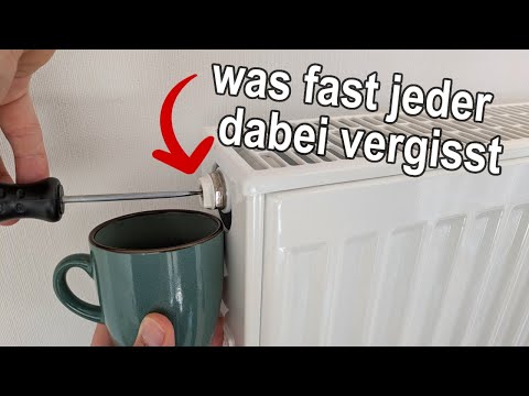 Heizung entlüften: DAS vergessen die meisten dabei!