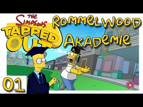 Simpsons - Springfield - Tapped out - Rommelwood Akademie #01 [Let's Play HD Deutsch]