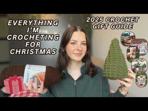 what i'm crocheting for Christmas gifts in 2025 | crochet gift guide for all ages 🎁