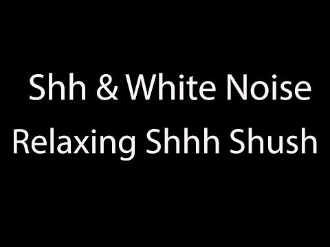Shh & White Noise Black Screen for Sleep | 10 Hours Shhh Noise for Baby Sleep and Deep Relaxation
