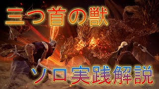 「エルデンリングナイトレイン」　トロコン記念にソロ攻略、解説してみた！！「三つ首の獣」