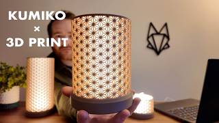 Designing a Kumiko-Inspired 3D-Printed Lamp