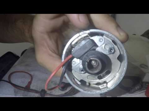 Vw pertronix vacuum style electronic ignition modify and swap into 009 part-3