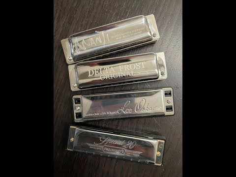 Comparing Harmonicas: Hohner "Special 20", Lee Oscar, Bushman "Delta Frost"  & Suzuki "Manji"