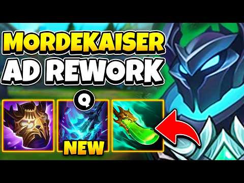 RIOT JUST MADE MORDEKAISER AN AD CHAMP?! (BRAND NEW REWORK)