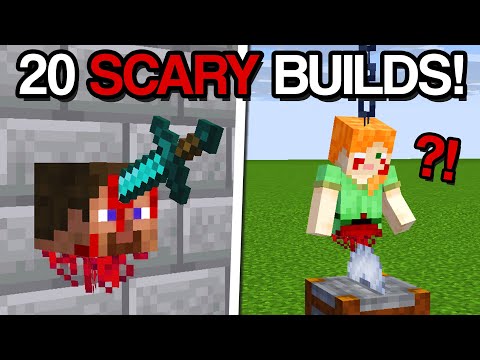 Lomby - Minecraft: 20 Scary Halloween Build Hacks & Ideas!