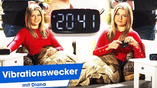 Diana präsentiert den neuen Vibrationswecker im Januar 2023 bei PEARL TV