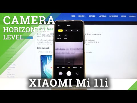 How to Manage Camera Leveler in XIAOMI Mi 11i – Take Straight Photos