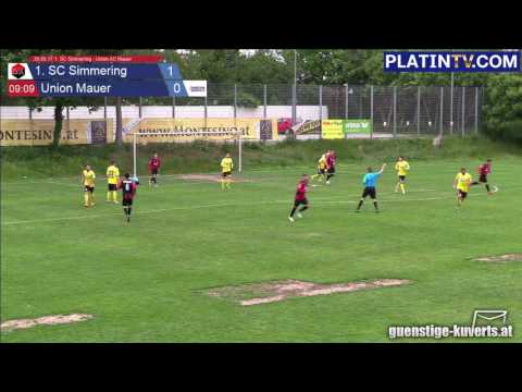 20.05.17 1. SC Simmering - Union AC Mauer - Highlight  (1. Halbzeit / 09:12) am 20.05.2017 15:44