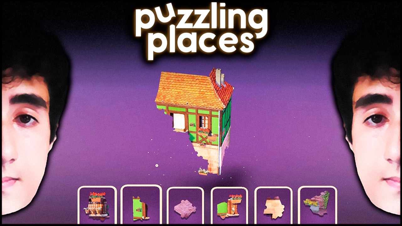 Felps fazendo QUEBRA-CABEÇAS 3D 🧩 Puzzling Places