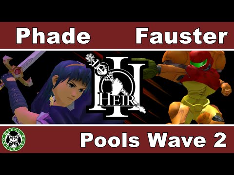 Heir 3 - Phade (Marth) Vs. Fauster (Samus) - Pools Wave B - Melee Singles