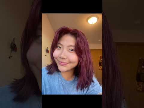 dying virgin black hair to ✨RED✨ (no bleach)