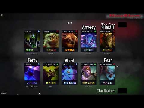[DotA 2] Abed+Fear vs SumaiL+Arteezy. Cancer TrashTalk Game